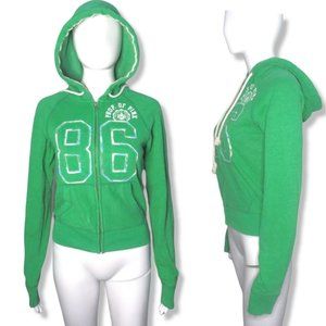 Victoria Secret Pink Green Hoodie Jacket